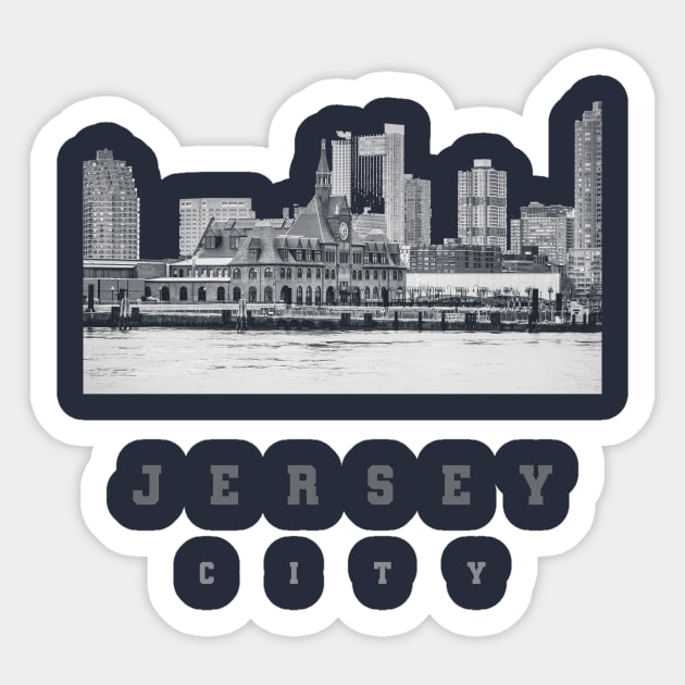 new jersey city nj T-Shirt Sticker by TATOH